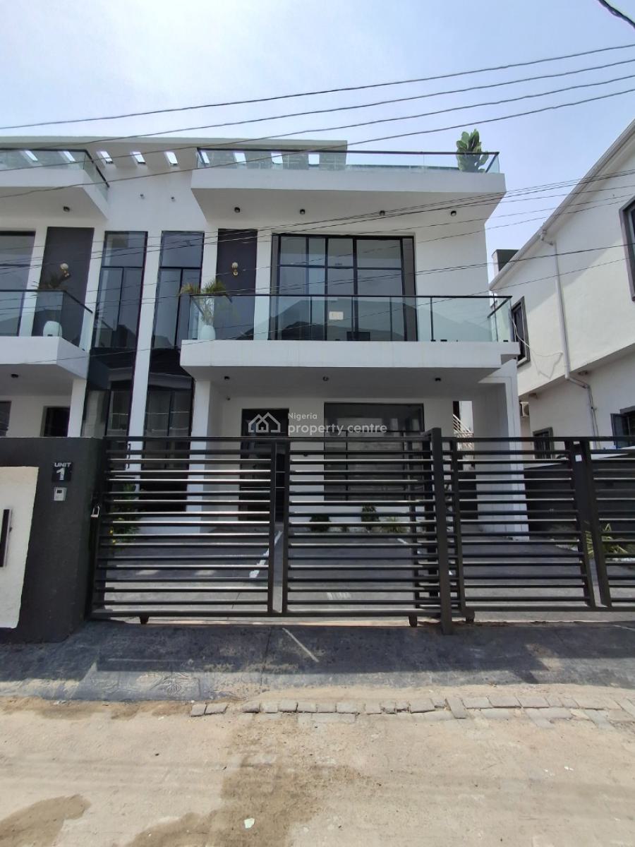 Newly Built 4 Bedroom Semi Detached Duplex with Bq, Ikota, Lekki, Lagos, Semi-detached Duplex for Sale