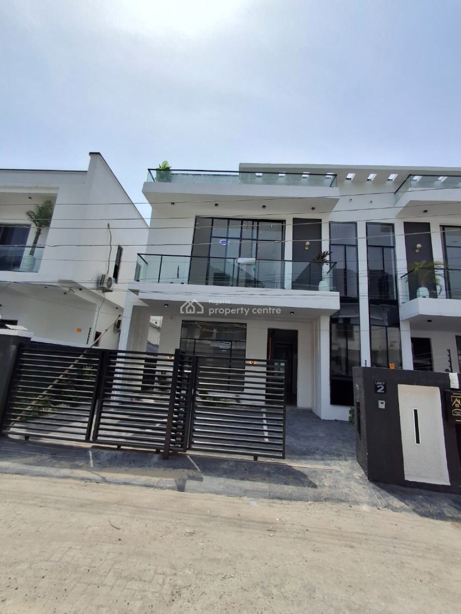 Newly Built 4 Bedroom Semi Detached Duplex with Bq, Ikota, Lekki, Lagos, Semi-detached Duplex for Sale