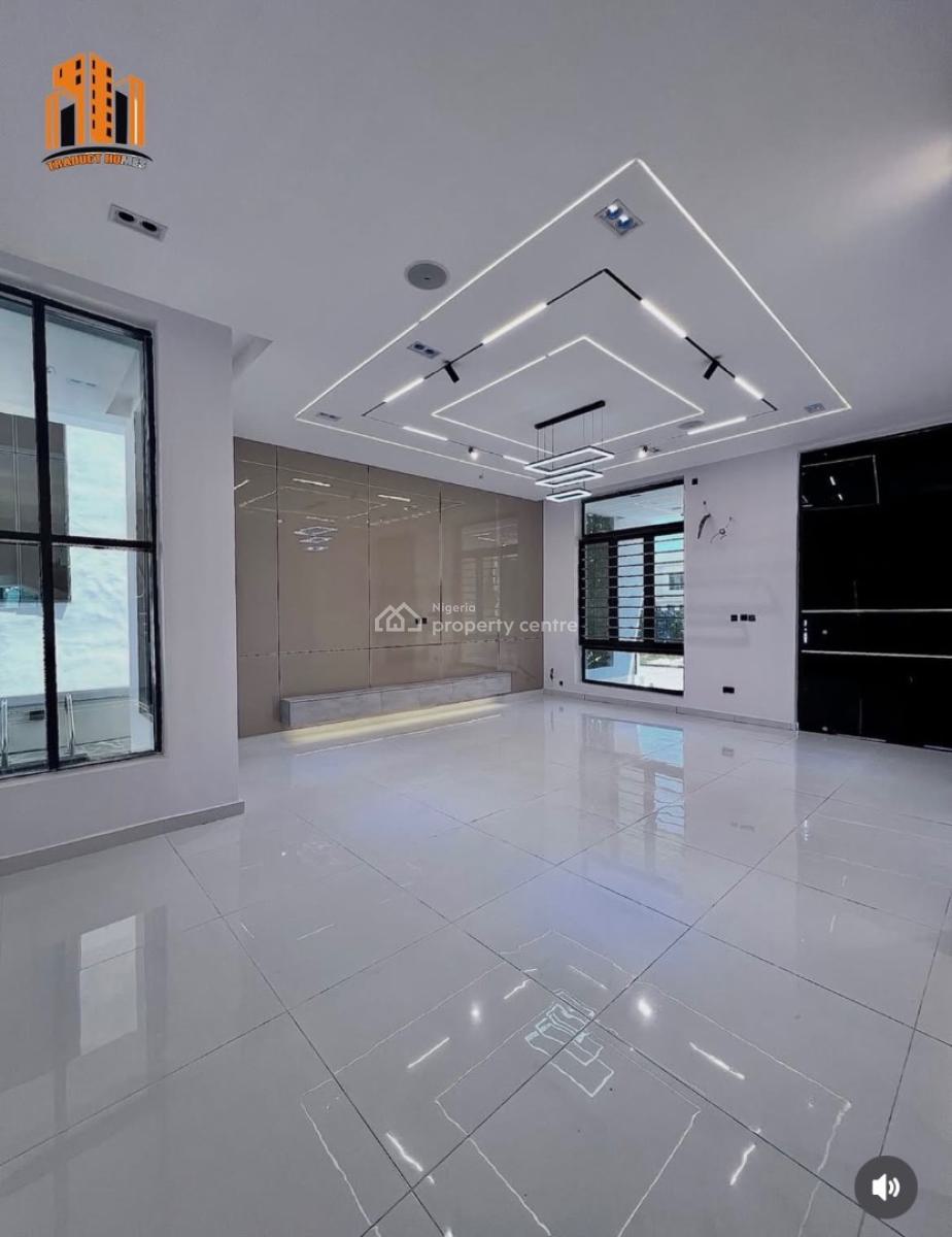 5 Bedroom Detached Duplex with Swimming Pool, Well Equipped Gym, Bq, Chevron, 2nd Toll Gate, Lekki, Lagos, Detached Duplex for Sale
