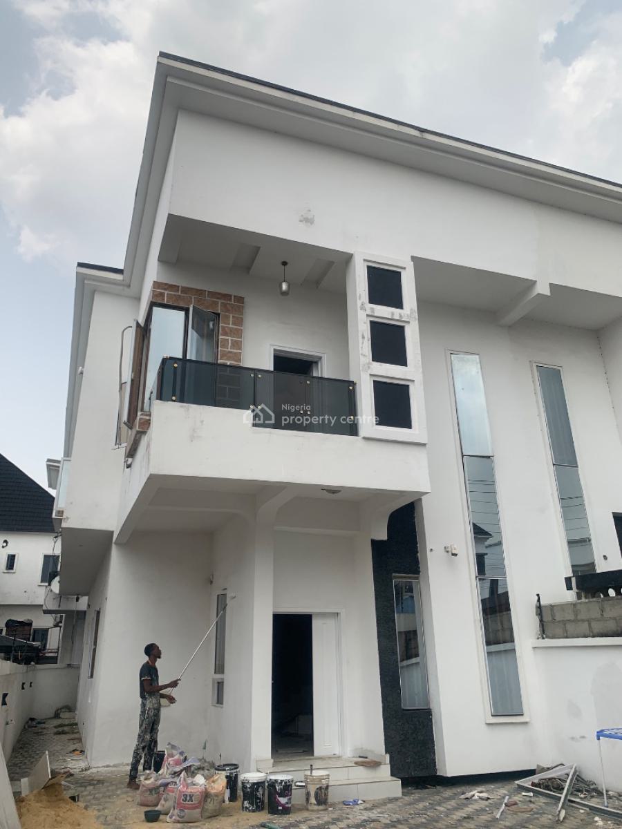 Newly Renovated 4 Bedroom Semi Detached Duplex with Bq, Osapa, Lekki, Lagos, Semi-detached Duplex for Rent