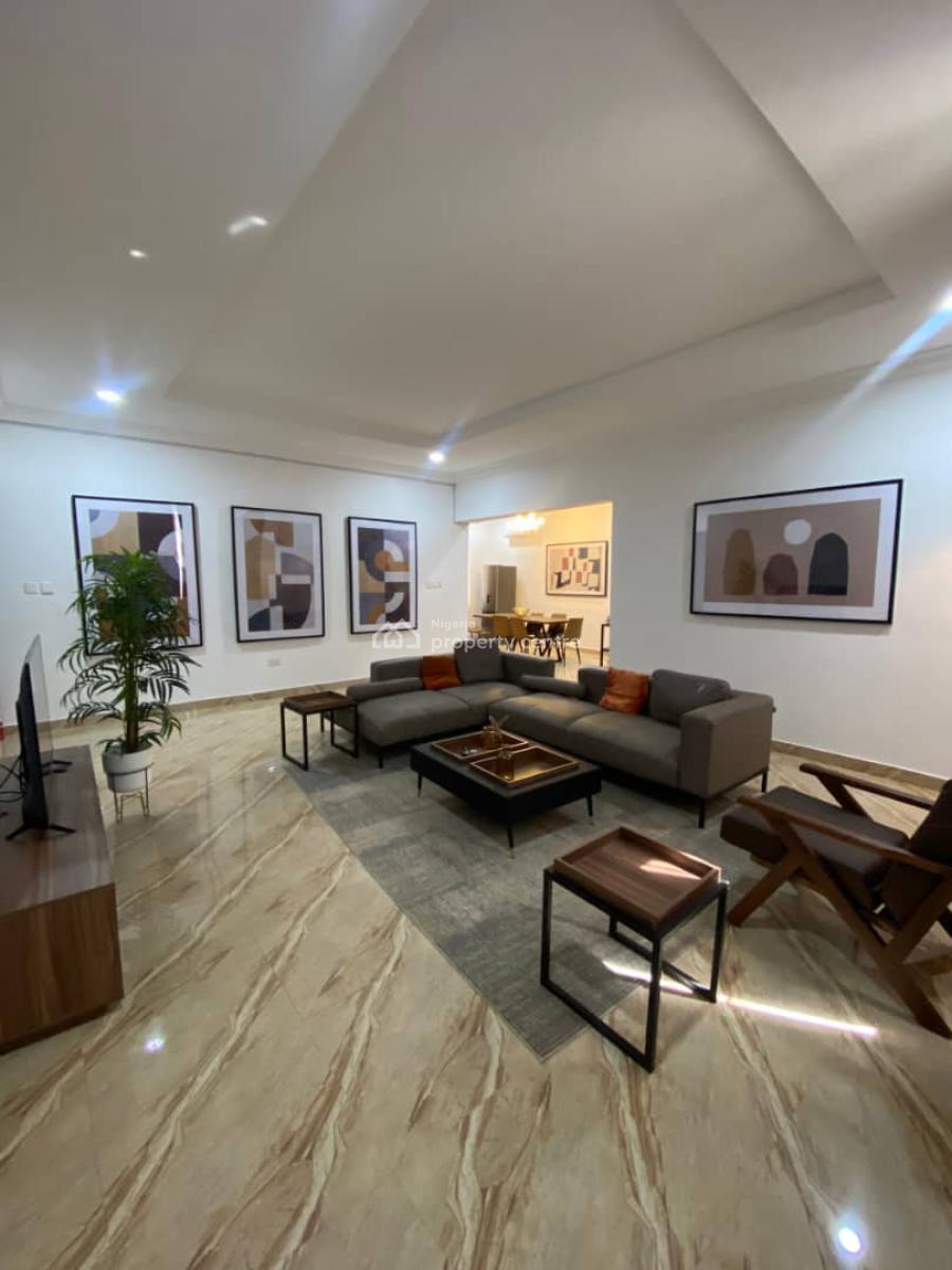 Luxurious 3 Bedroom Furnished & Serviced Apartment,bq,24/7 Services, Guzape District, Abuja, Flat / Apartment for Rent