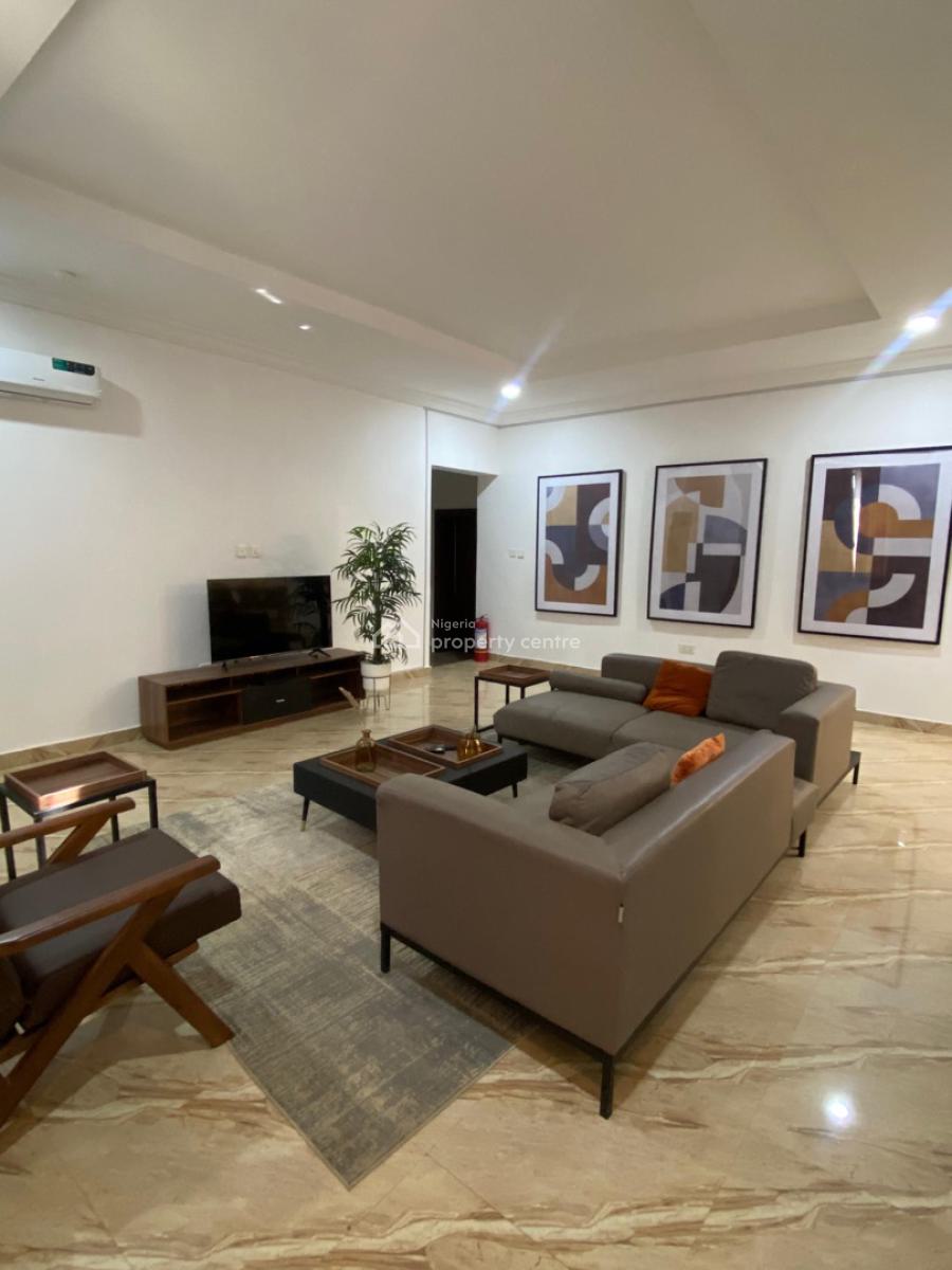 Luxurious 3 Bedroom Furnished & Serviced Apartment,bq,24/7 Services, Guzape District, Abuja, Flat / Apartment for Rent