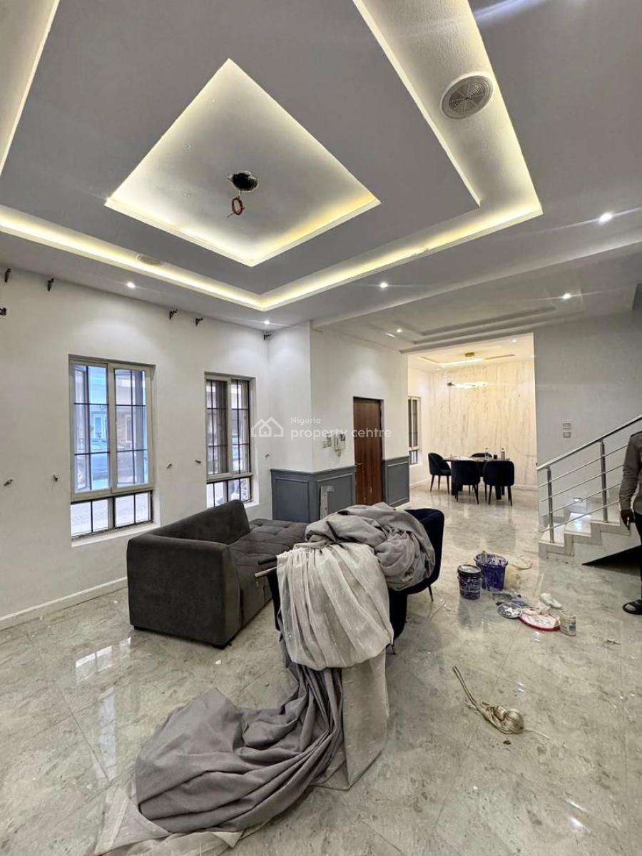 Fully Serviced 4 Bedroom Terrace Duplex, Osapa London Rd,behind Pinnock Estate, Lekki, Lagos, Terraced Duplex for Rent