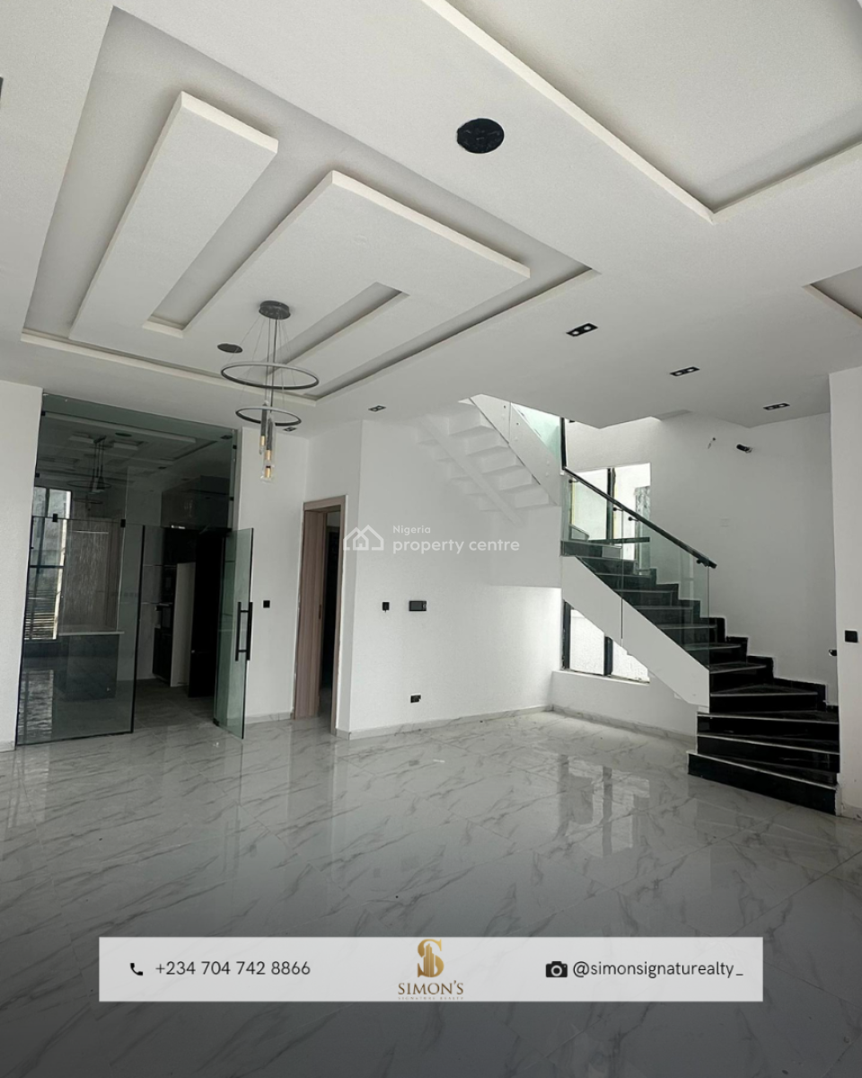 4 Bedroom Detached Duplex, Chevron, Lekki, Lagos, Detached Duplex for Sale