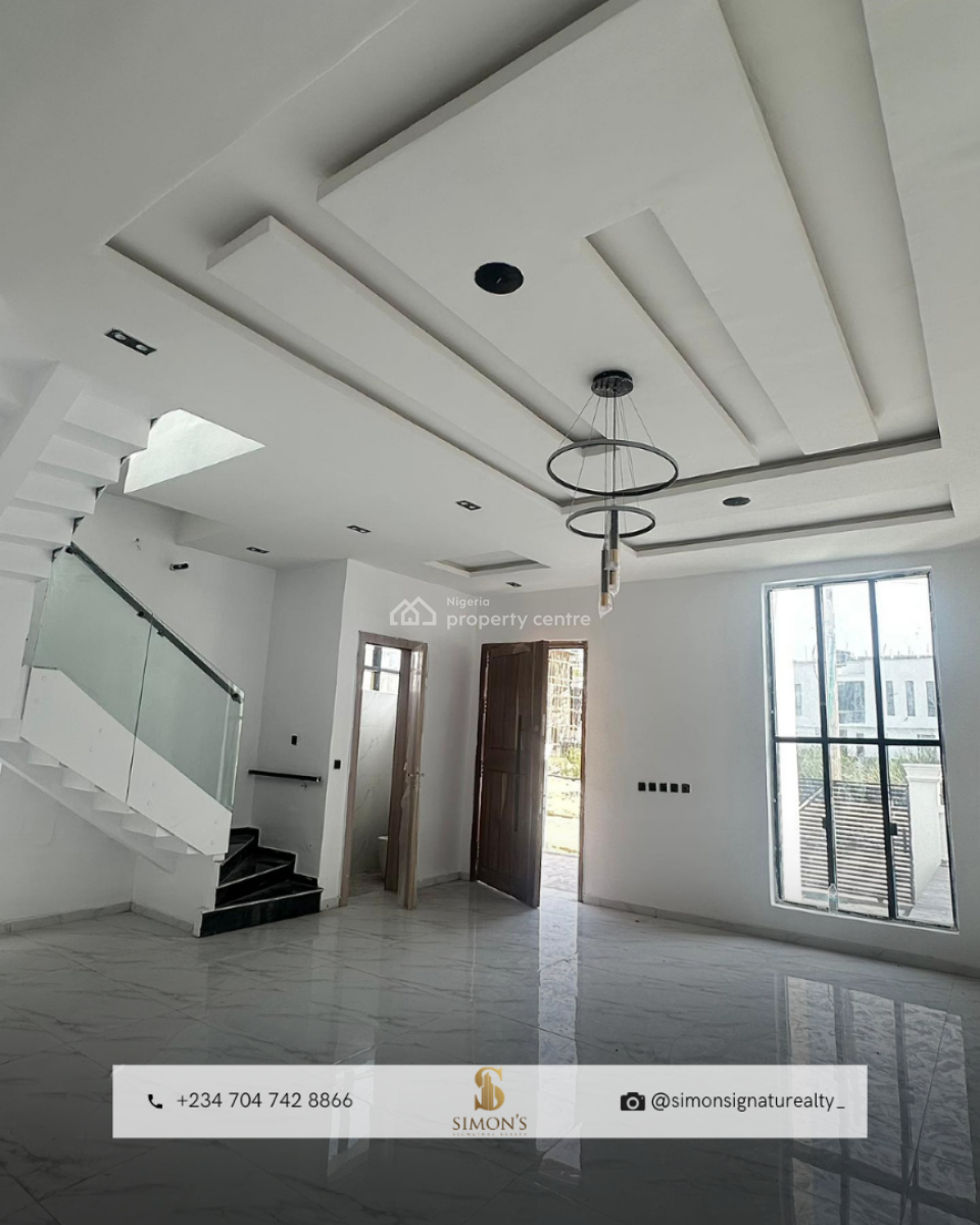 4 Bedroom Detached Duplex, Chevron, Lekki, Lagos, Detached Duplex for Sale