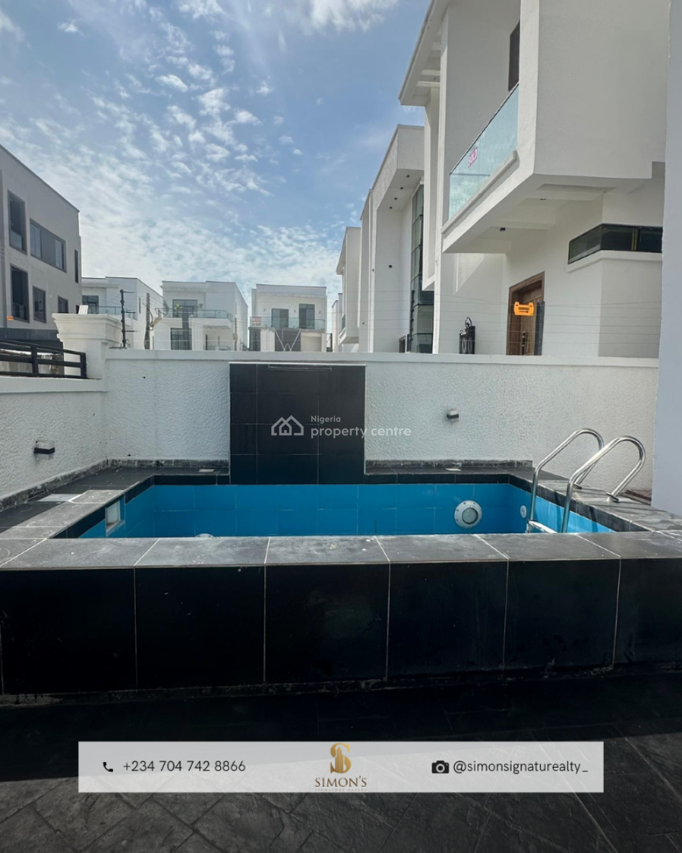 4 Bedroom Detached Duplex, Chevron, Lekki, Lagos, Detached Duplex for Sale