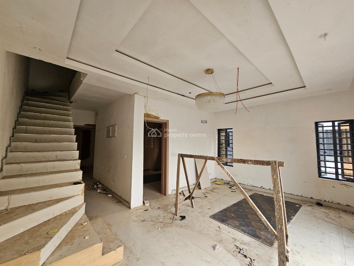 Brand New 4 Bedroom Semi Detached Duplex with Bq in a Gated Estate, Alaka, Surulere, Lagos, Semi-detached Duplex for Sale