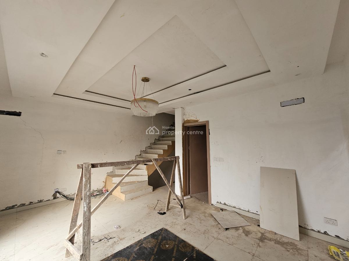 Brand New 4 Bedroom Semi Detached Duplex with Bq in a Gated Estate, Alaka, Surulere, Lagos, Semi-detached Duplex for Sale