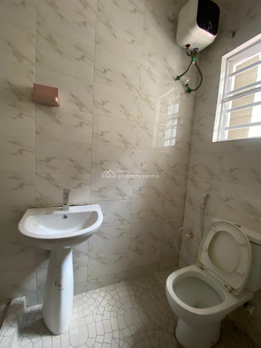 Brand New 2 Bedroom En-suite Flat with Fitted Kitchen Cabinets Only, Sangotedo, Ajah, Lagos, Flat / Apartment for Rent