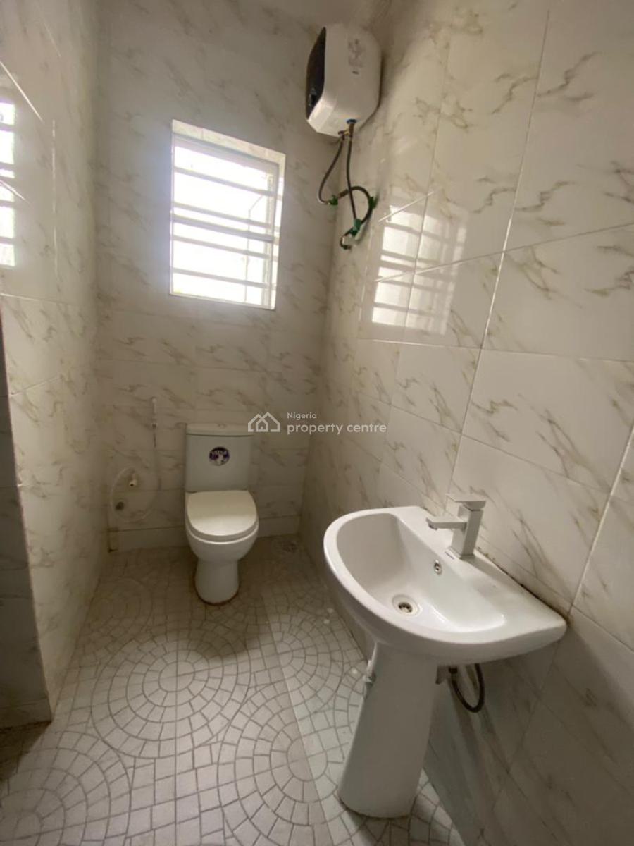 Brand New 2 Bedroom En-suite Flat with Fitted Kitchen Cabinets Only, Sangotedo, Ajah, Lagos, Flat / Apartment for Rent