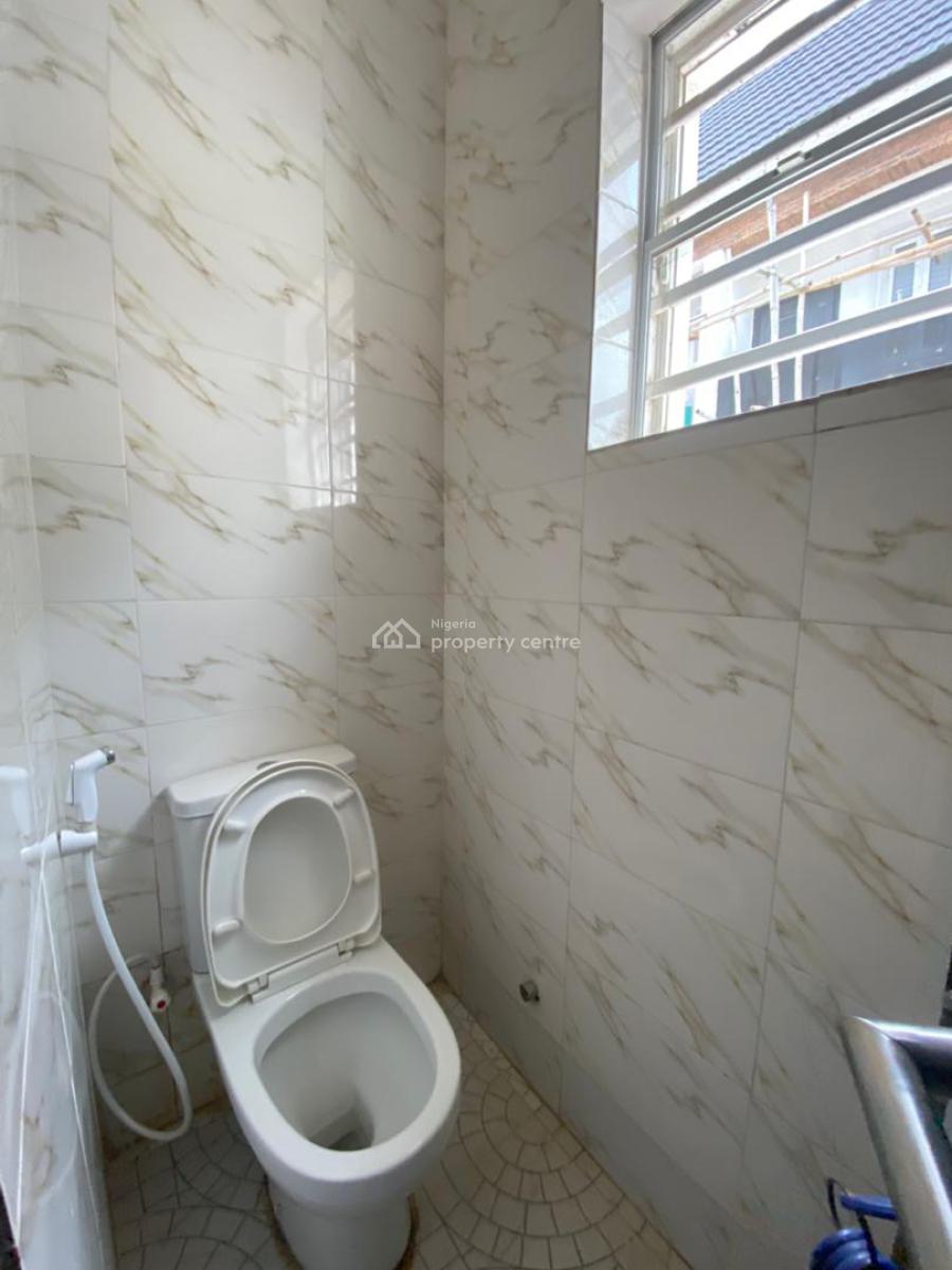 Brand New 2 Bedroom En-suite Flat with Fitted Kitchen Cabinets Only, Sangotedo, Ajah, Lagos, Flat / Apartment for Rent