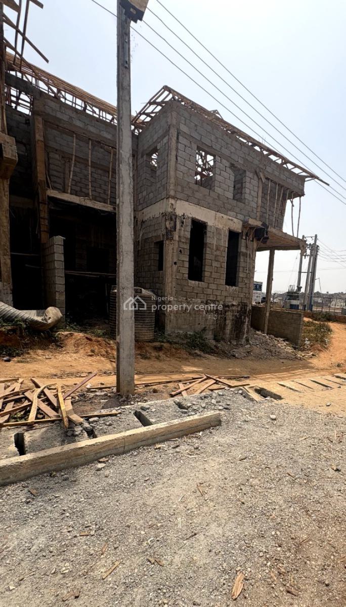 Semi-finished 4-bedroom Terrace Duplex  + Bq, Asokoro District, Abuja, Terraced Duplex for Sale