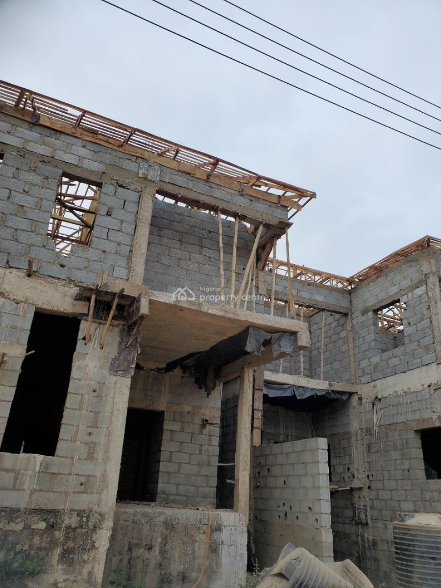 Semi-finished 4-bedroom Terrace Duplex  + Bq, Asokoro District, Abuja, Terraced Duplex for Sale