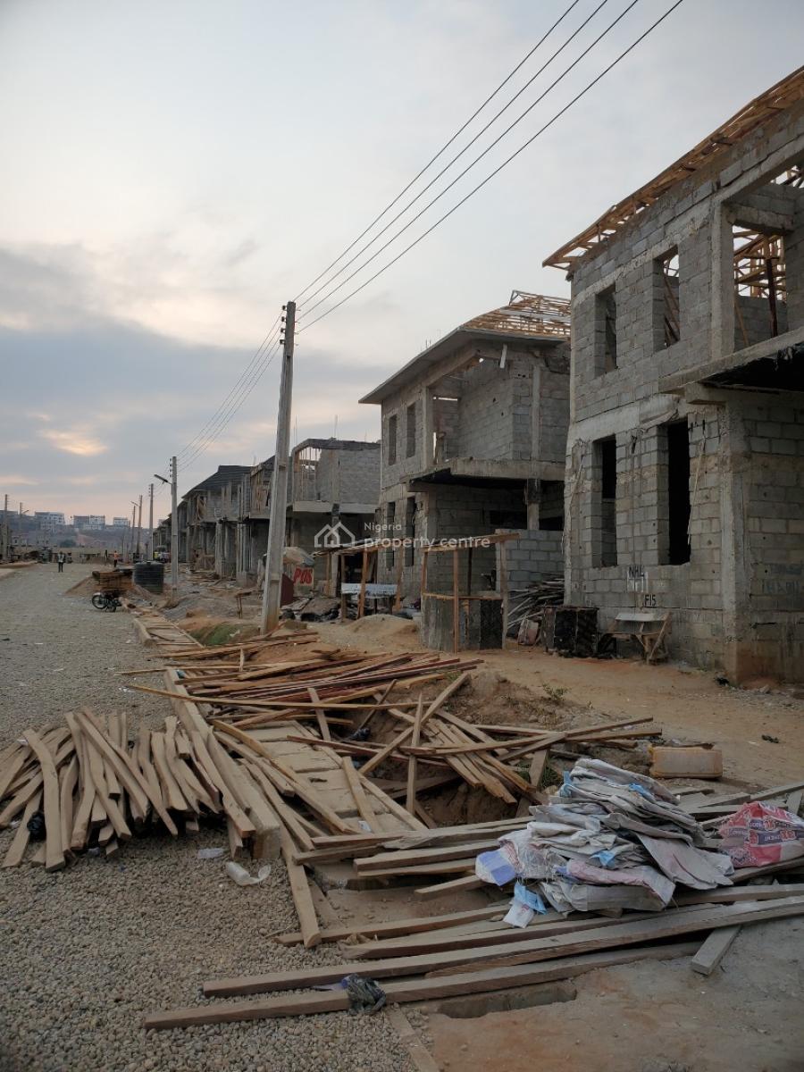 Semi-finished 4-bedroom Terrace Duplex  + Bq, Asokoro District, Abuja, Terraced Duplex for Sale