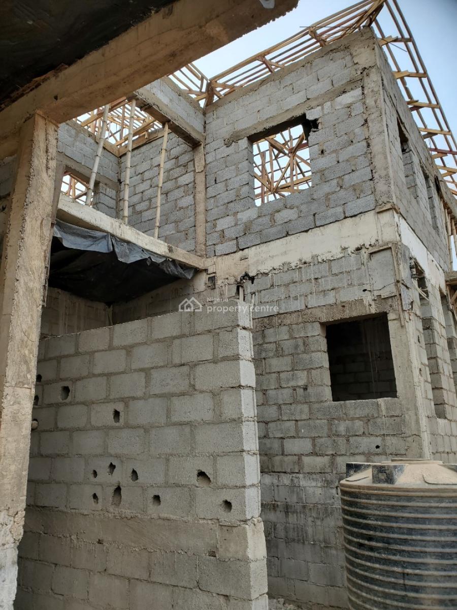 Semi-finished 4-bedroom Terrace Duplex  + Bq, Asokoro District, Abuja, Terraced Duplex for Sale