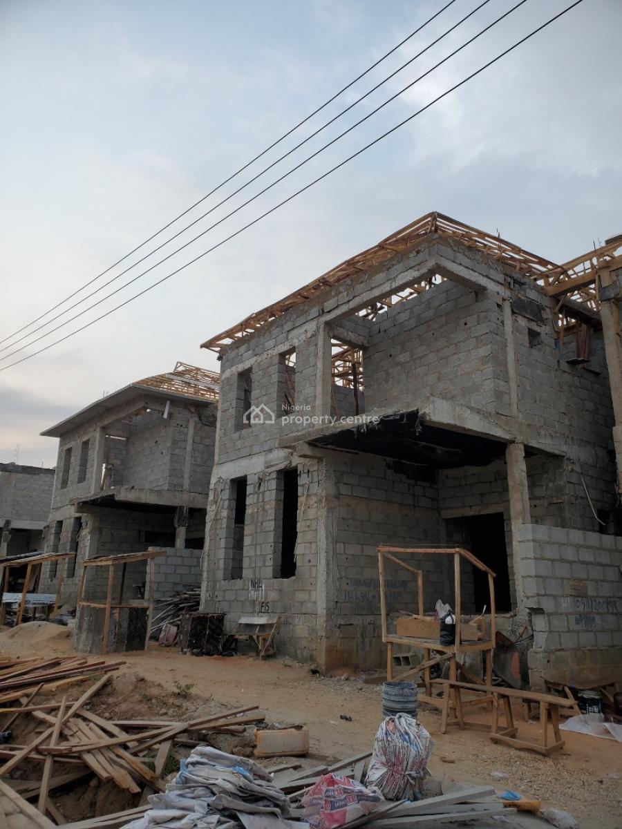 Semi-finished 4-bedroom Terrace Duplex  + Bq, Asokoro District, Abuja, Terraced Duplex for Sale