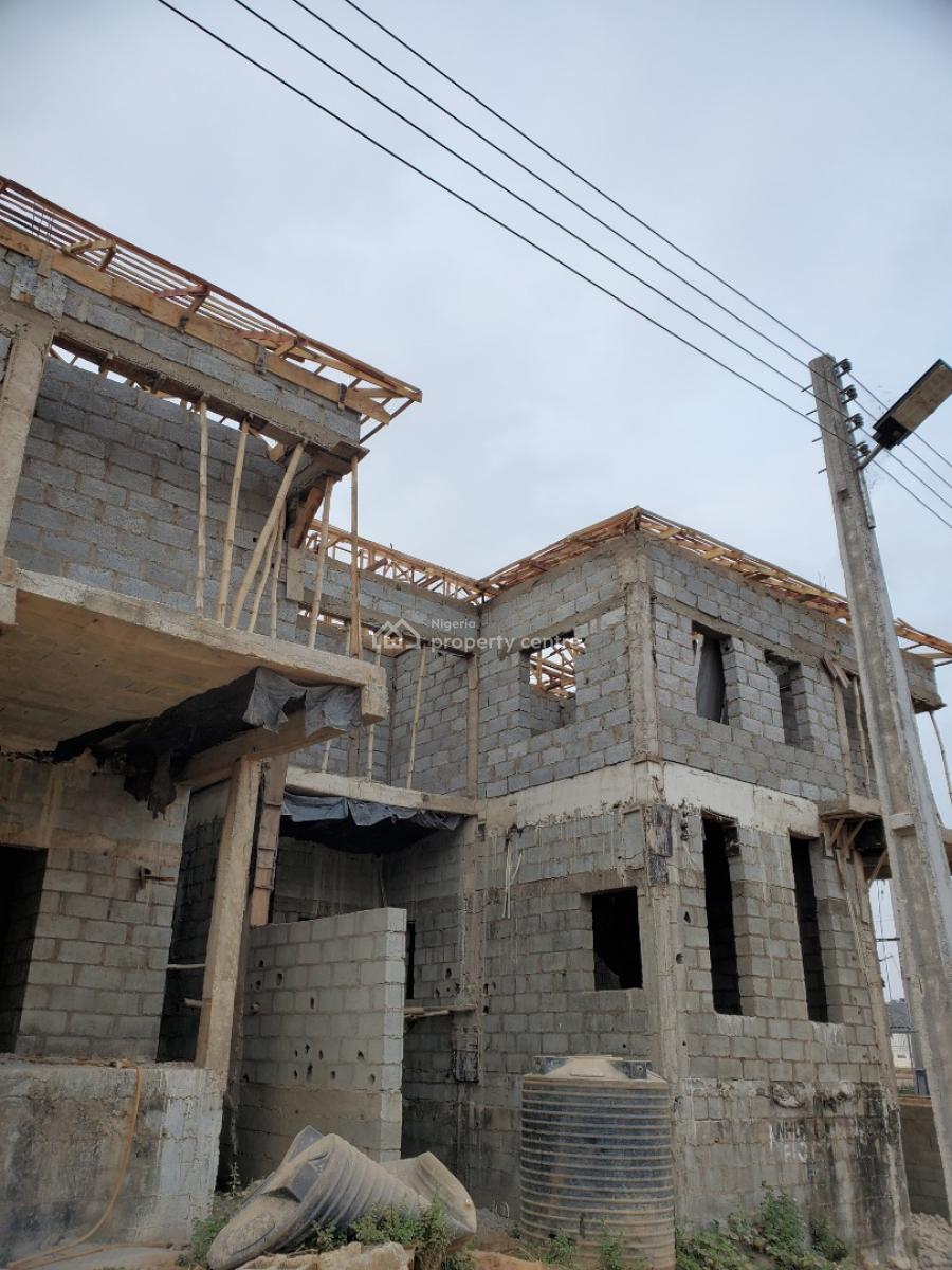 Semi-finished 4-bedroom Terrace Duplex  + Bq, Asokoro District, Abuja, Terraced Duplex for Sale