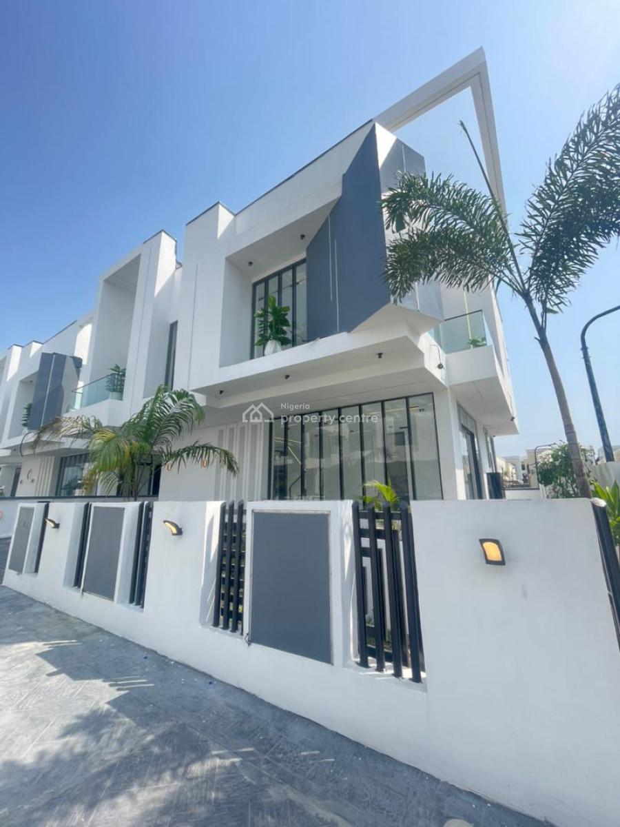 Uniquely Built Luxury Spacious 5 Bedroom Fully Detached Duplex with Bq, Chevron, Lekki, Lagos, Detached Duplex for Sale