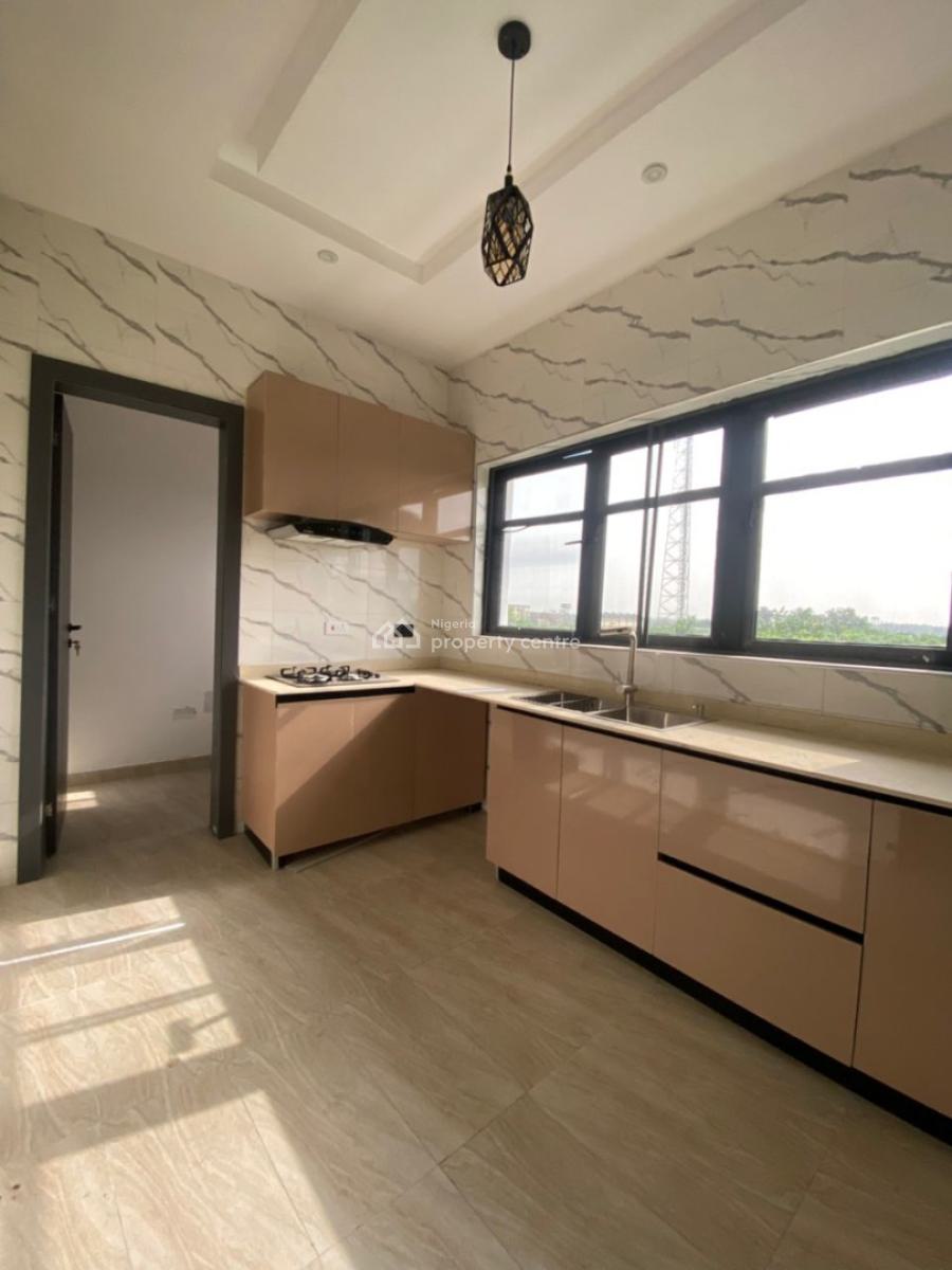 Newly Built and Self-serviced 3 Bedroom En-suite Flat with an Enclosed, Sangotedo, Ajah, Lagos, Flat / Apartment for Rent