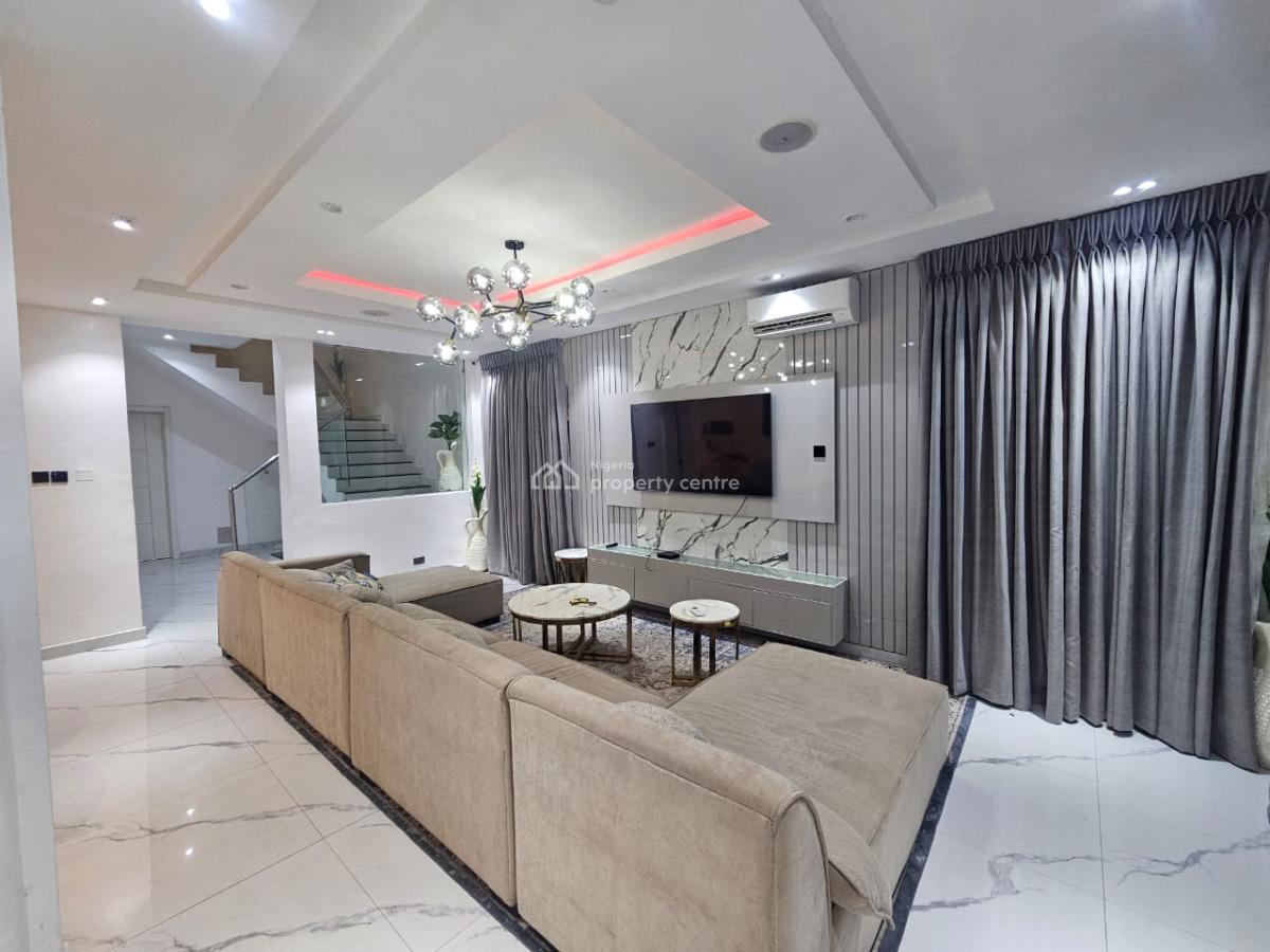 Luxury 5 Bedrooms Fully Detached House with Bq, Second Avenue, Ikoyi, Lagos, Detached Duplex for Rent