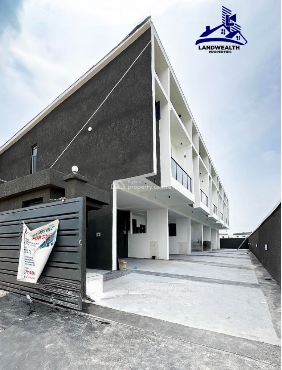 Newly Built 3 Bedroom Terrace Duplex with Bq, Secure Estate at Ajah Lekki, Ajah, Lagos, Terraced Duplex for Sale