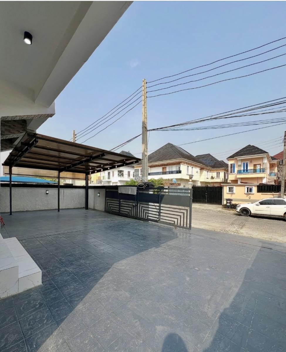 Luxury 5 Bedroom Fully Detached with Rooftop Terrace Duplex with Bq, Secure Estate at Chevron Drive, Lekki, Lagos, Detached Duplex for Sale