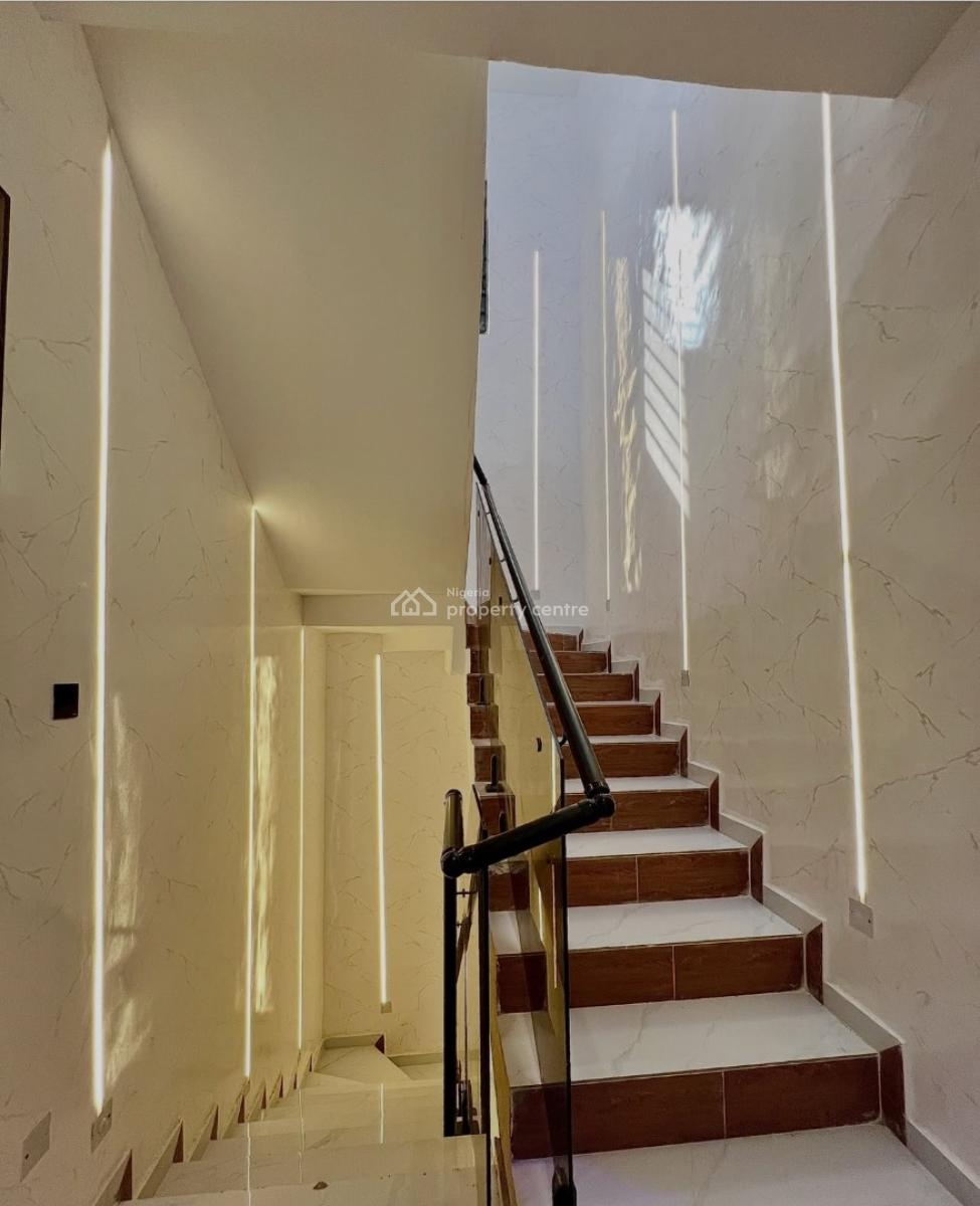 Luxury 5 Bedroom Fully Detached with Rooftop Terrace Duplex with Bq, Secure Estate at Chevron Drive, Lekki, Lagos, Detached Duplex for Sale