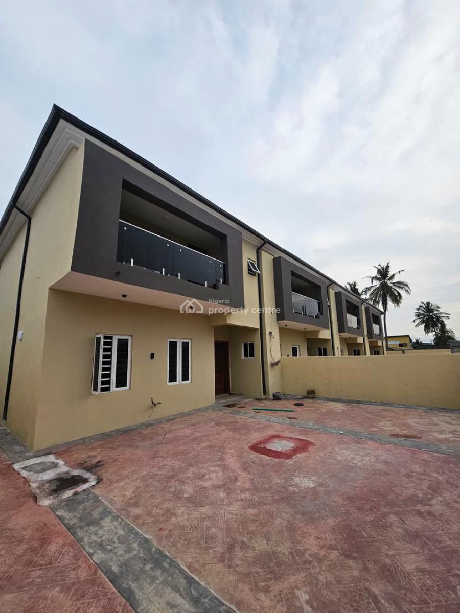 Newly Built 4 Bedroom Terrace Duplex with a Room Bq, Close to The International Airport, Dopemu, Agege, Lagos, Terraced Duplex for Sale