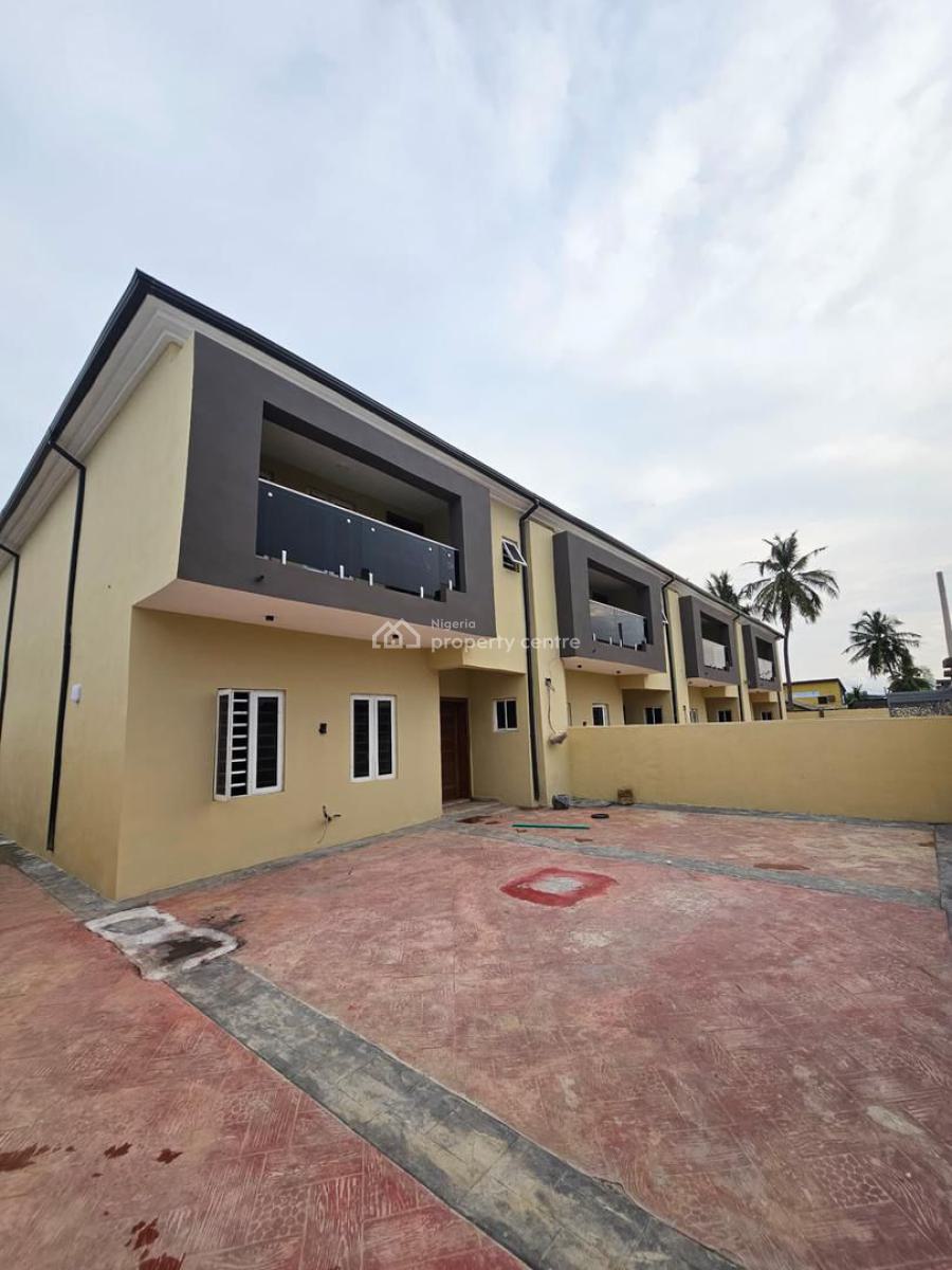 Newly Built 4 Bedroom Terrace Duplex with a Room Bq, Close to The International Airport, Dopemu, Agege, Lagos, Terraced Duplex for Sale