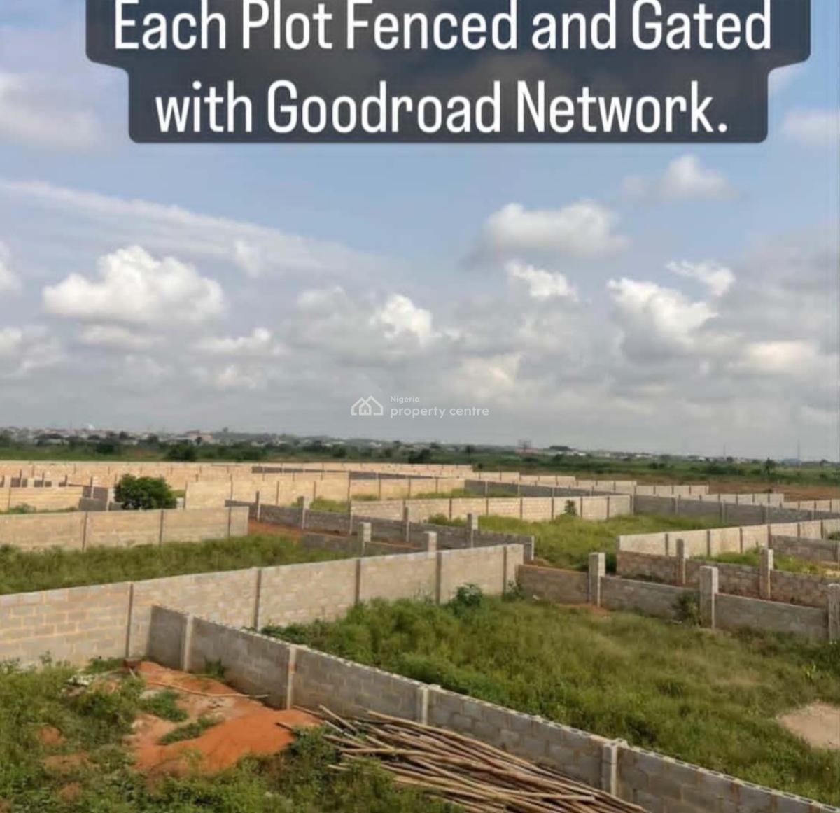 Fenced and Gated Plots of Land on The Mainland in  Well Secured Estate, The Mainland Heritage 2 . Ikola, Command Road., Ipaja, Lagos, Residential Land for Sale