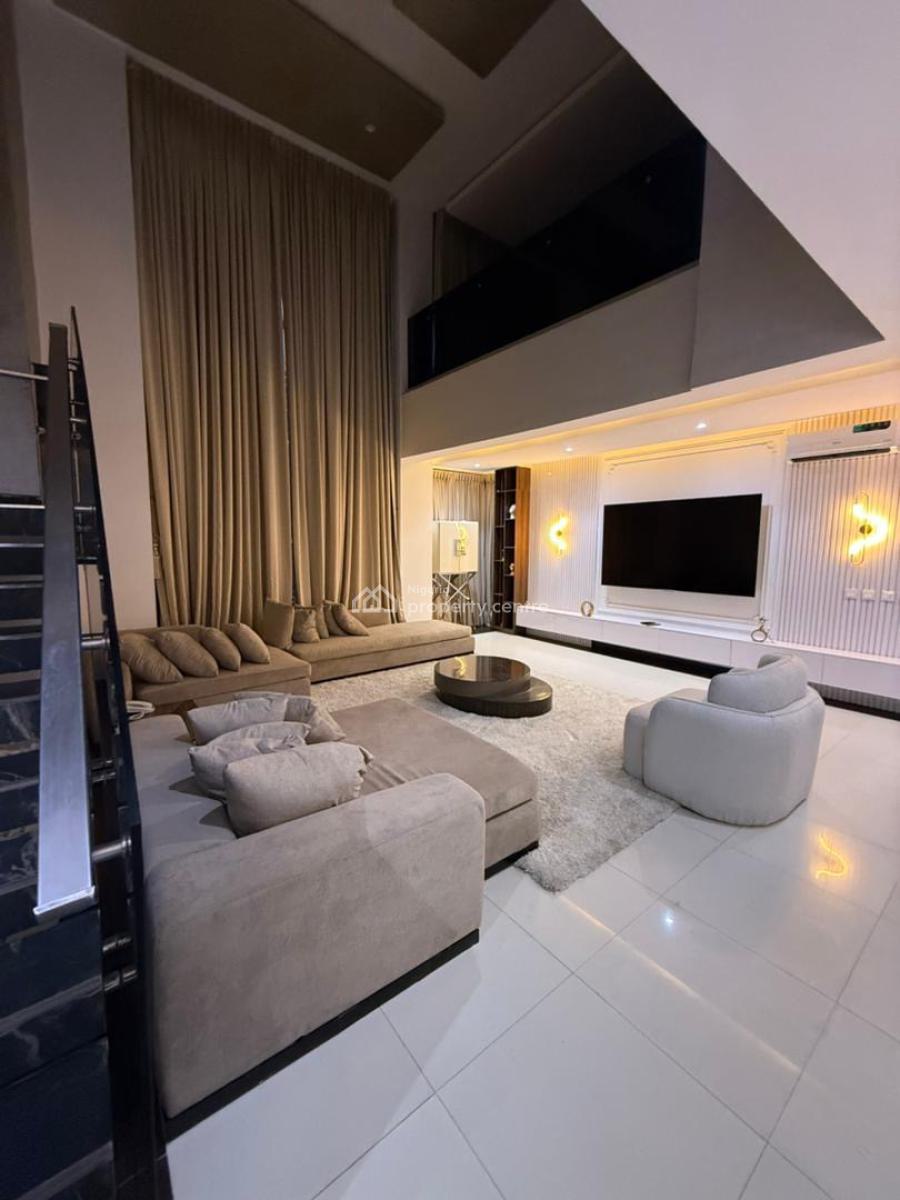 Furnished 4 Bedroom Maisonnete with Bq, Gym & Pool, Banana Island, Ikoyi, Lagos, Terraced Duplex for Rent