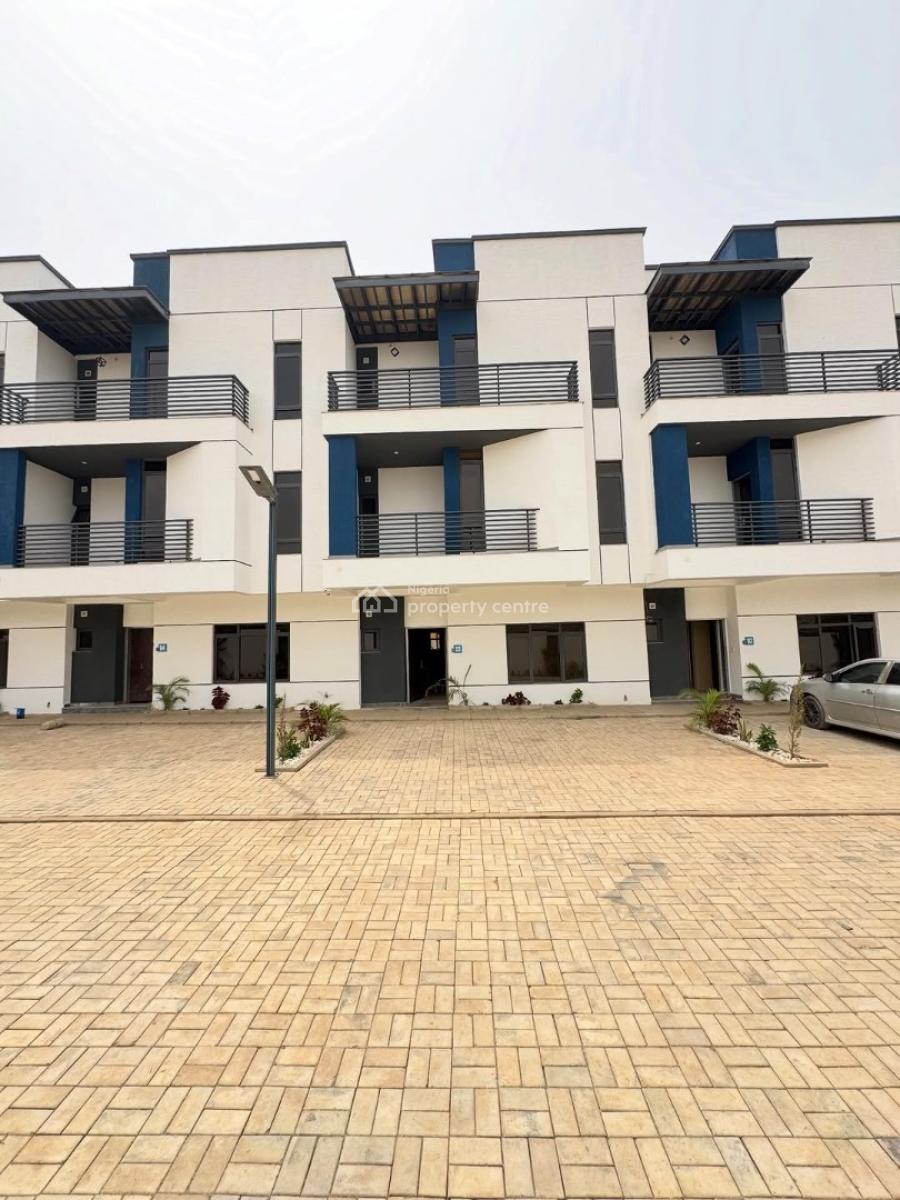 4 Bedroom Terrace Duplex with Bq, Jabi, Jabi, Abuja, Terraced Duplex for Rent