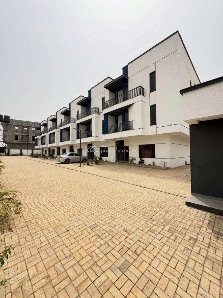 4 Bedroom Terrace Duplex with Bq, Jabi, Jabi, Abuja, Terraced Duplex for Rent