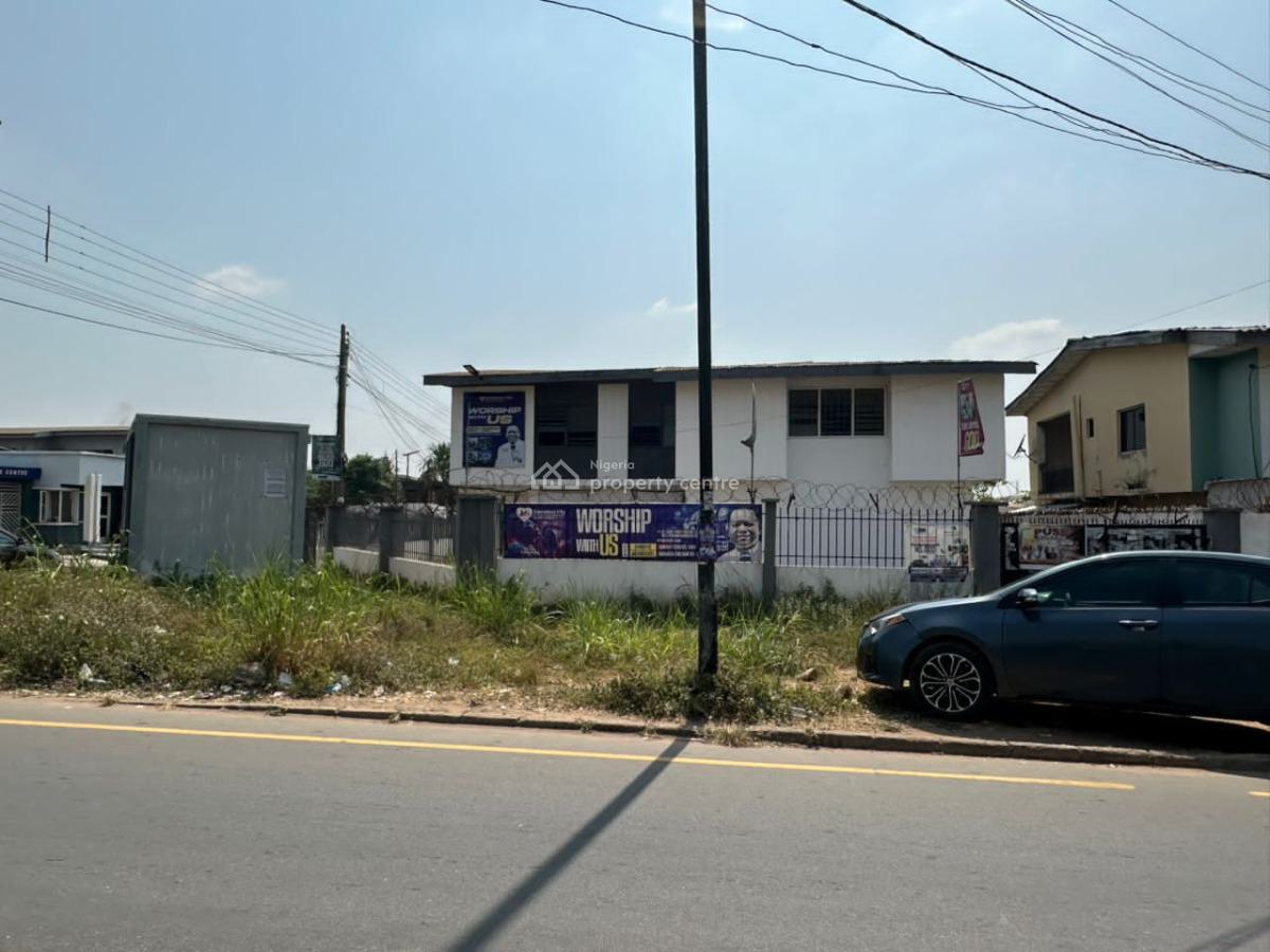 Commercial 7 Bedroom Duplex of 1900sqm of Land Facing Main Road, Facing Awolowo Road, Old Bodija, Ibadan, Oyo, Detached Duplex for Sale