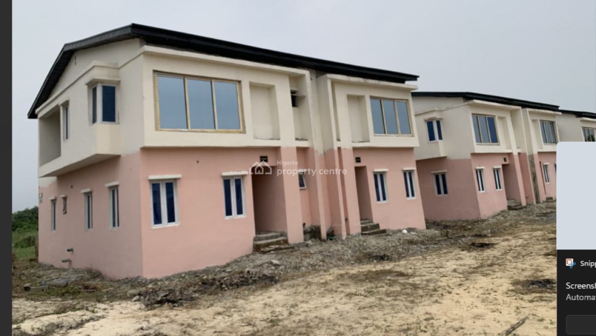 Three Bedroom Semi Detached Carcass Duplex, Abijo Gra, Abijo, Lekki, Lagos, Semi-detached Duplex for Sale