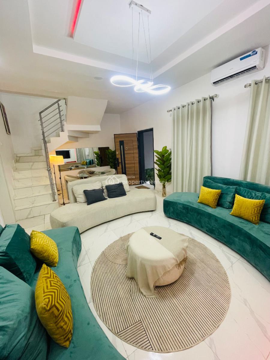 Luxury Cozy 4 Bedroom Terrace Duplex with Excellent Facilities, Harris Drive, Lekki, Lagos, Terraced Duplex Short Let