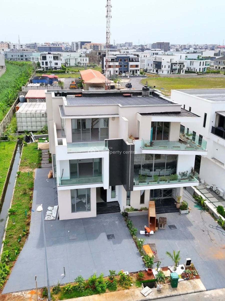 5bedroom Automated Home with Cinema, Swimming Pool, Pentfloor, Cowrie Creek, Ikate, Lekki, Lagos, Semi-detached Duplex for Sale