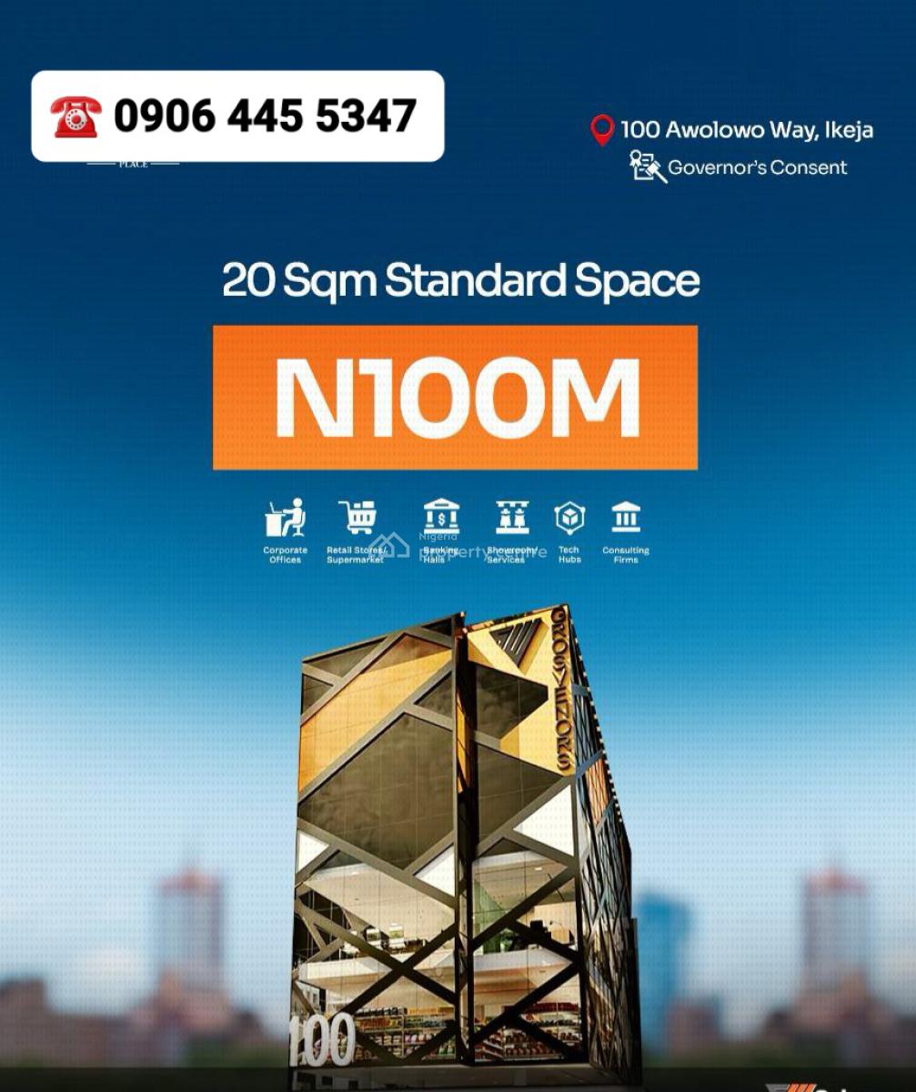 Luxury Offices Space and Shops Along Awolowo Way, Ikeja, Awolowo Way, Ikeja, Lagos, Office Space for Sale