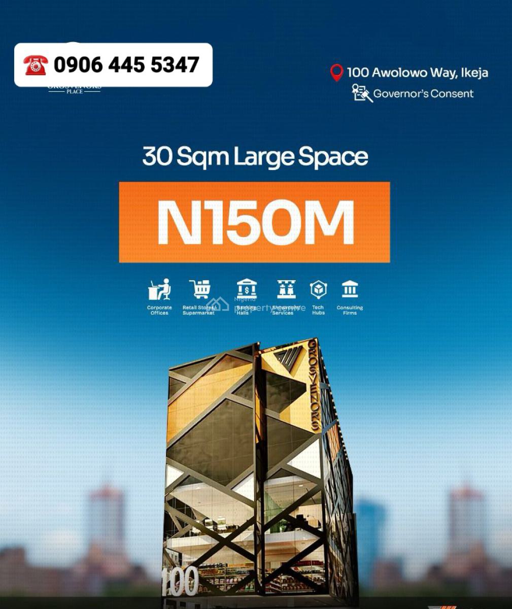 Luxury Offices Space and Shops Along Awolowo Way, Ikeja, Awolowo Way, Ikeja, Lagos, Office Space for Sale