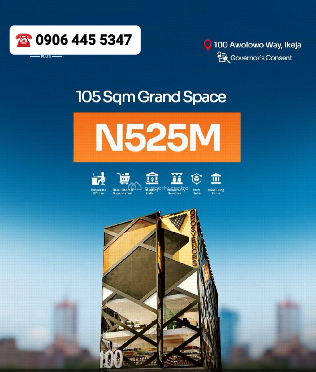 Luxury Offices Space and Shops Along Awolowo Way, Ikeja, Awolowo Way, Ikeja, Lagos, Office Space for Sale