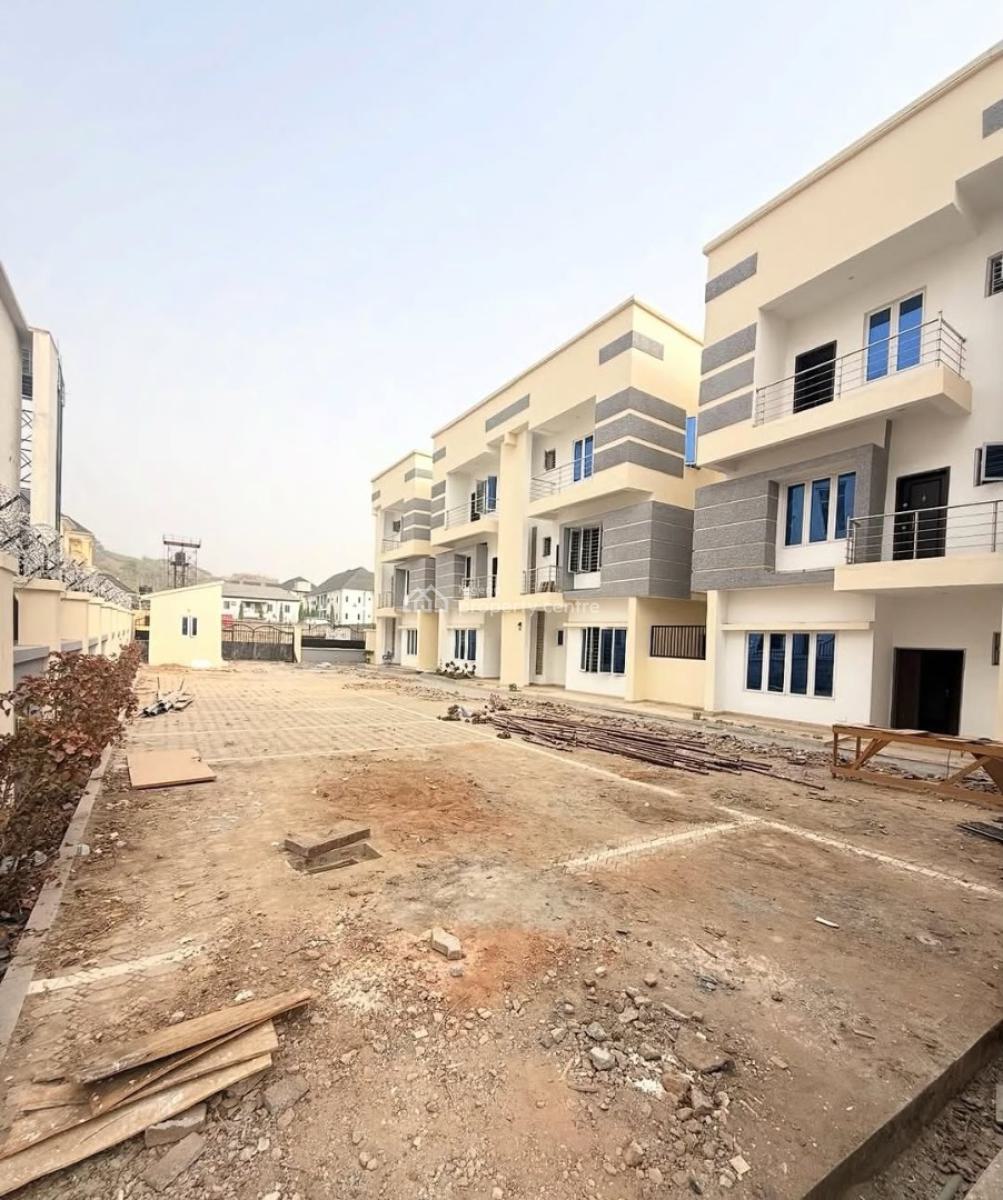 4 Bedroom Terrace Duplex with Bq, Guzape Main, Guzape District, Abuja, Terraced Duplex for Rent