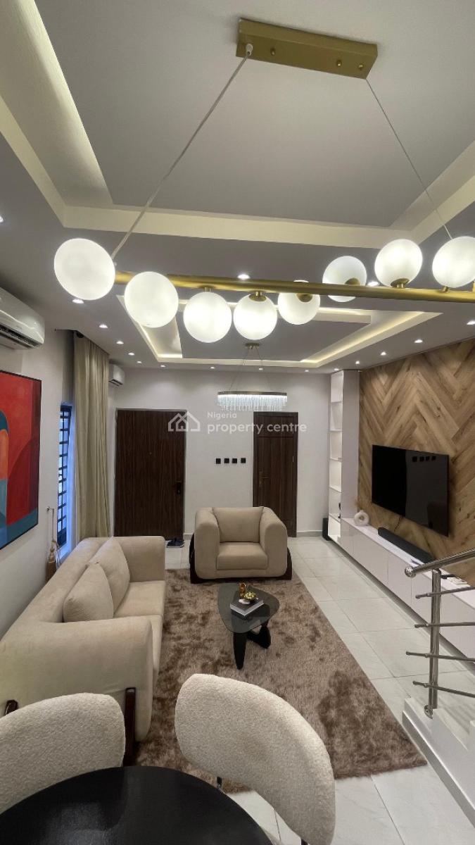 Brand New Fully Furnished 3 Bedroom Terrace Duplex in a Secured Estate, Orchid Road, Lekki, Lagos, Terraced Duplex Short Let