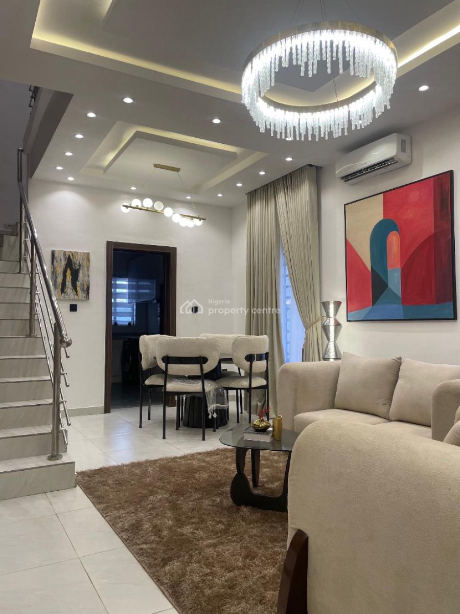 Brand New Fully Furnished 3 Bedroom Terrace Duplex in a Secured Estate, Orchid Road, Lekki, Lagos, Terraced Duplex Short Let