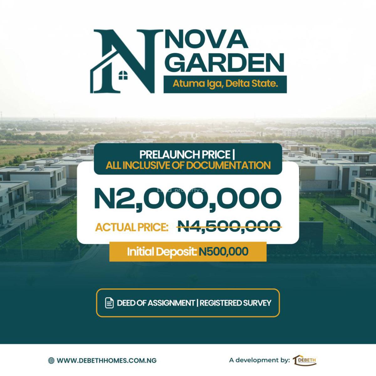Buy and Build, Nova Garden, Atuma Iga, Asaba, Delta, Residential Land for Sale
