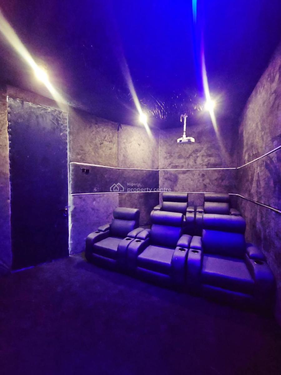 5bedroom Automated Duplex with Swimming Pool, Cinema, Pentfloor, Hampton Lake Chevron, Lekki, Lagos, Detached Duplex for Sale