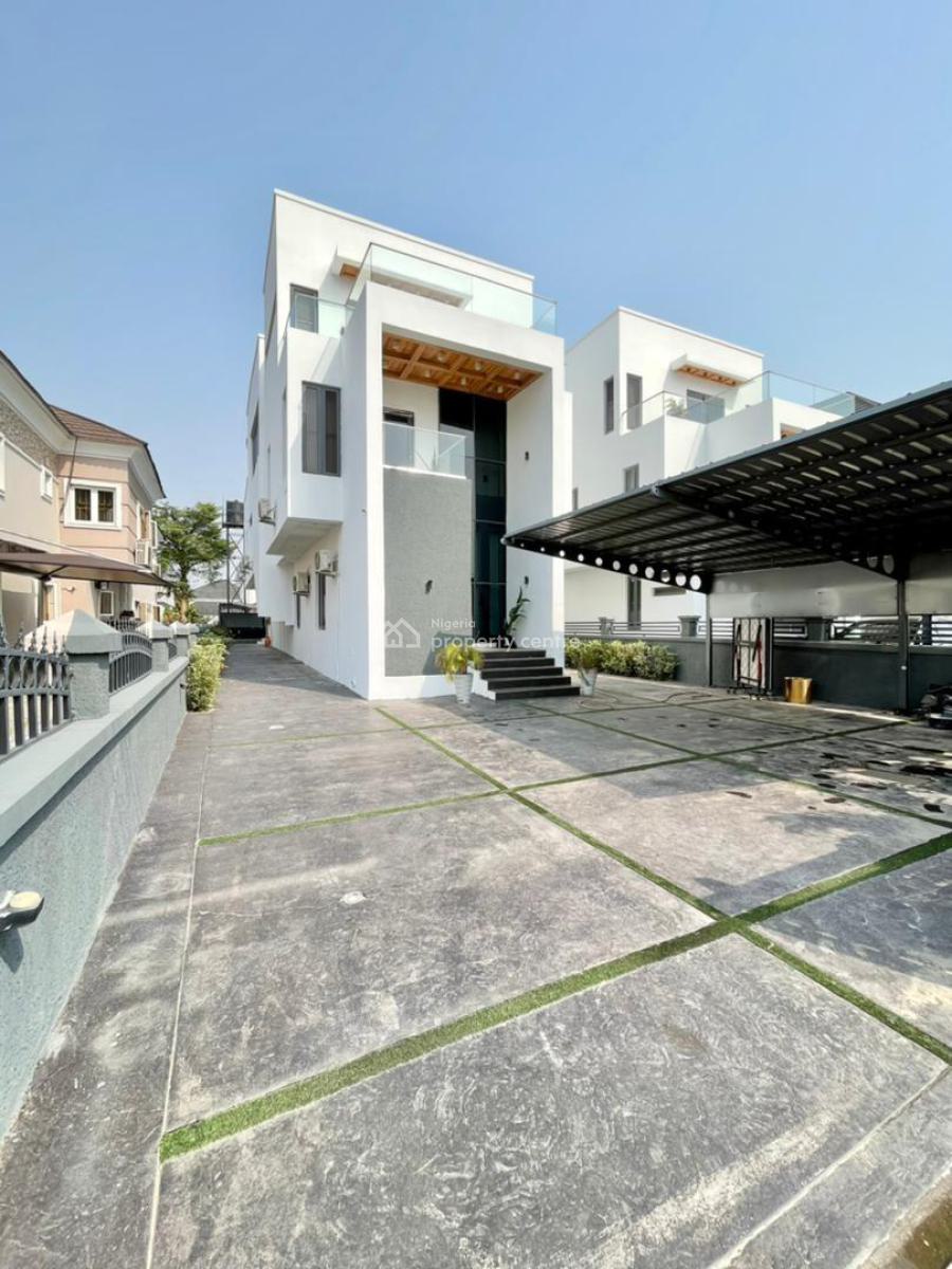 Smart 5bedrooms Fully Detached Duplex with Swimming and Cinema, Osapa London, Lekki, Lagos, House for Sale