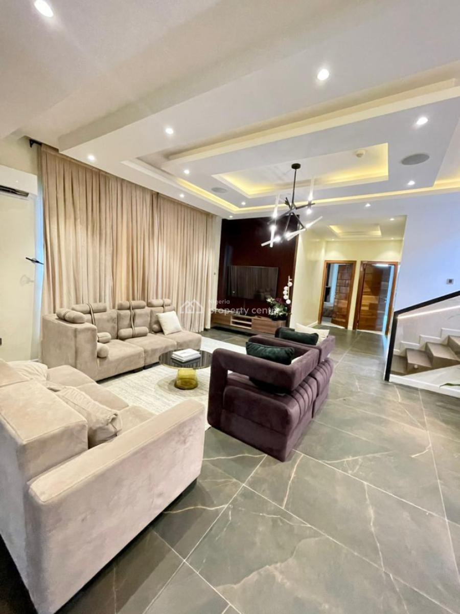 Smart 5bedrooms Fully Detached Duplex with Swimming and Cinema, Osapa London, Lekki, Lagos, House for Sale