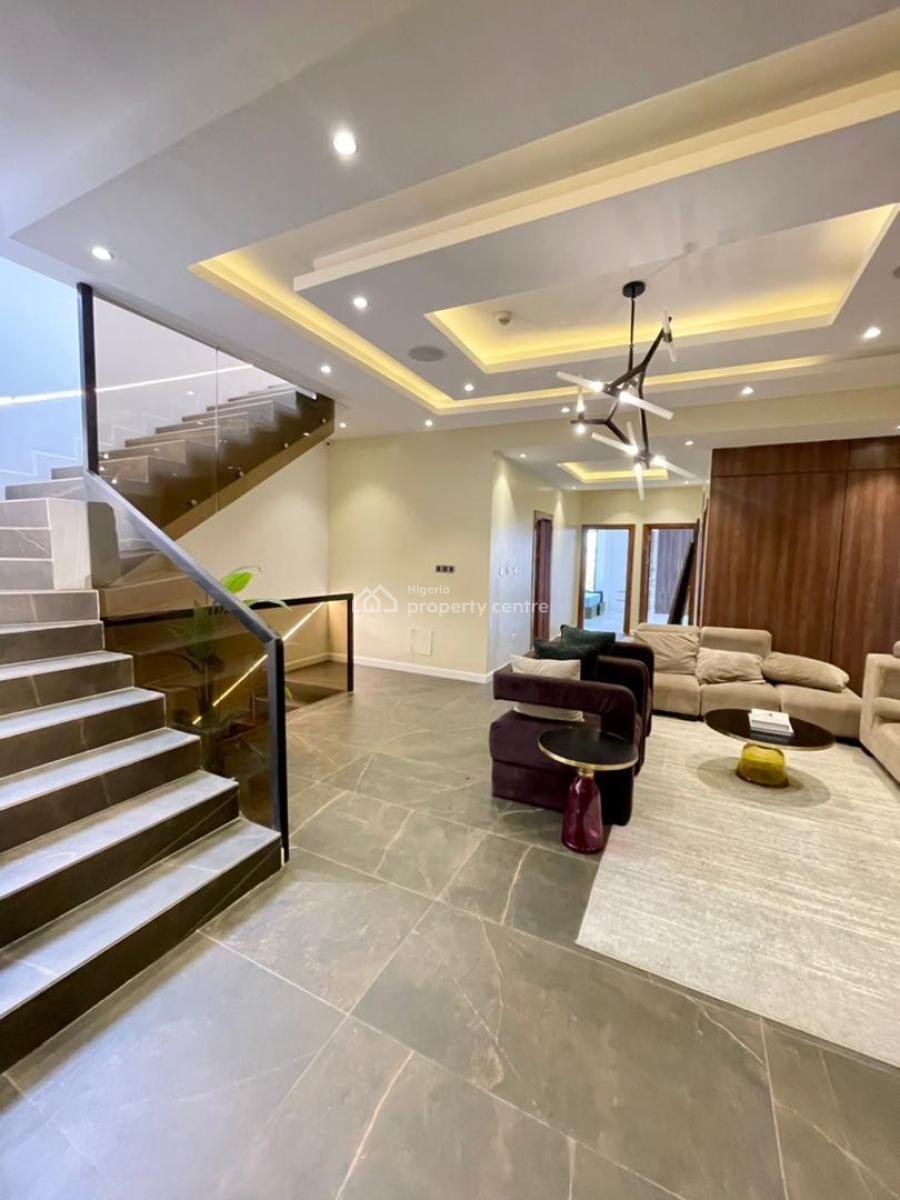 Smart 5bedrooms Fully Detached Duplex with Swimming and Cinema, Osapa London, Lekki, Lagos, House for Sale