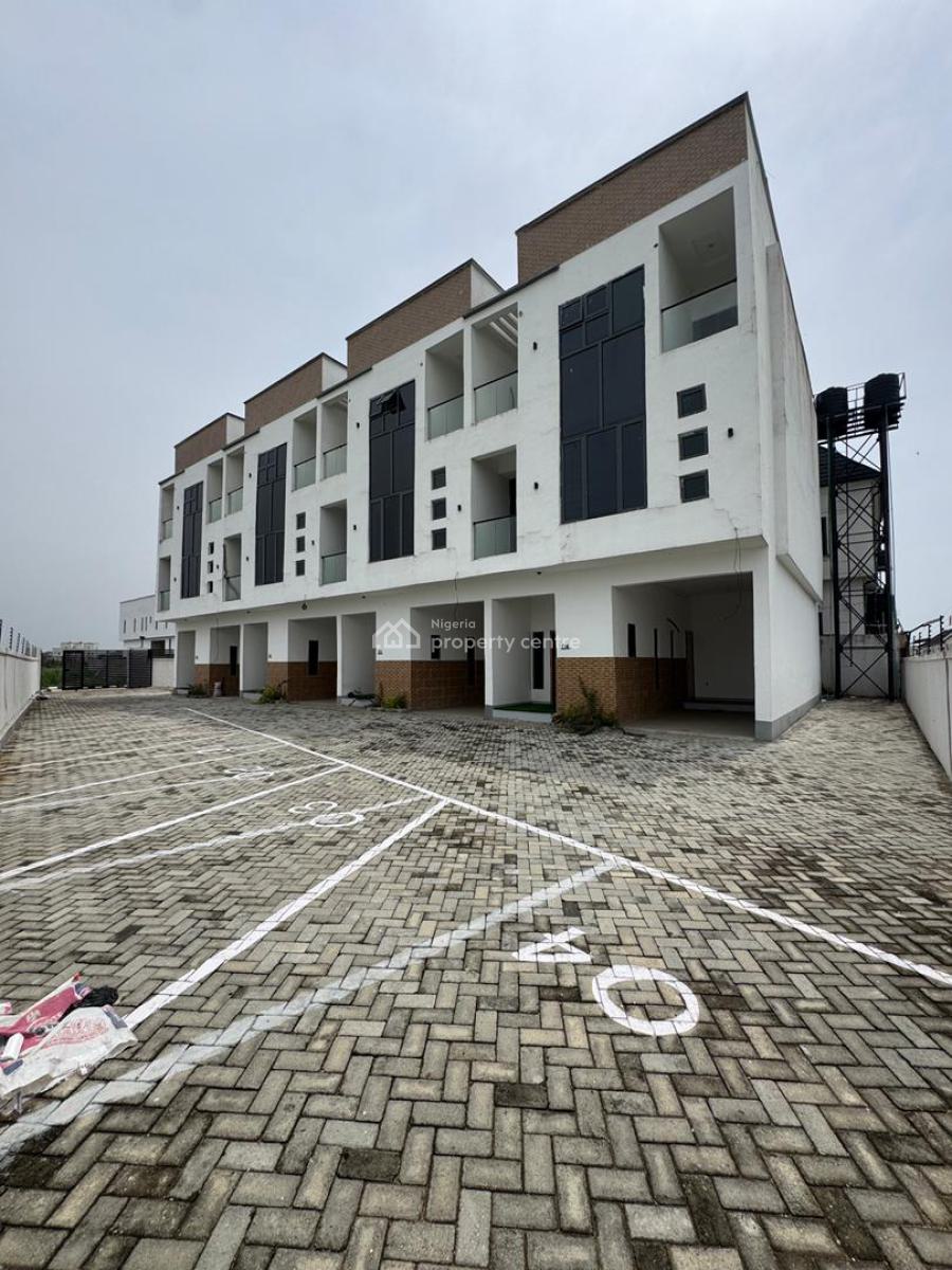 Luxury Spacious 4 Bedroom Terraced Duplex with Bq, Chevron, Lekki, Lagos, Terraced Duplex for Sale