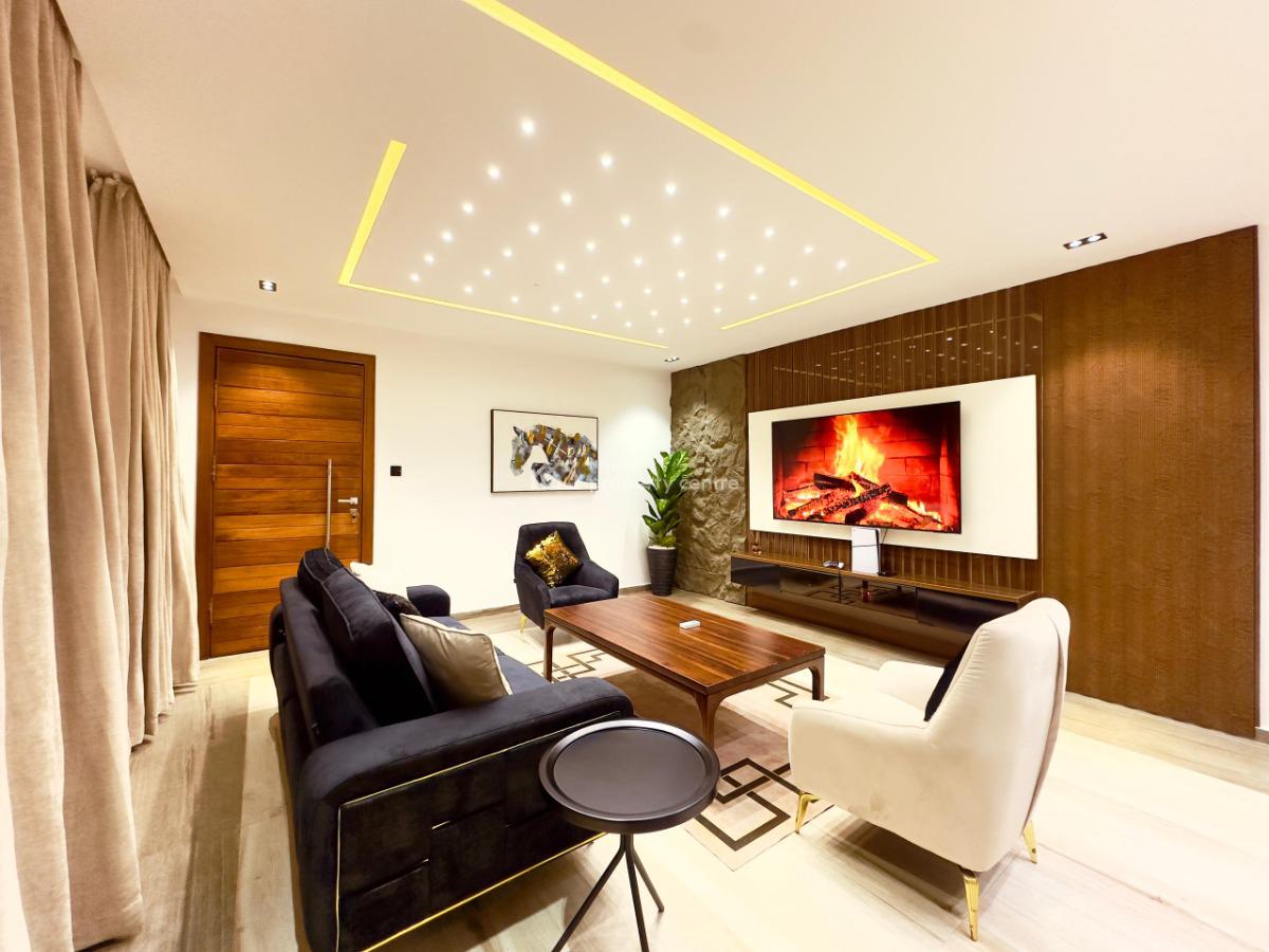 Luxury 3-bedroom Apartment with Bq Staff Quarters and Ps5, Opposite Radisson Blu, Ikeja Gra, Ikeja, Lagos, Flat / Apartment Short Let